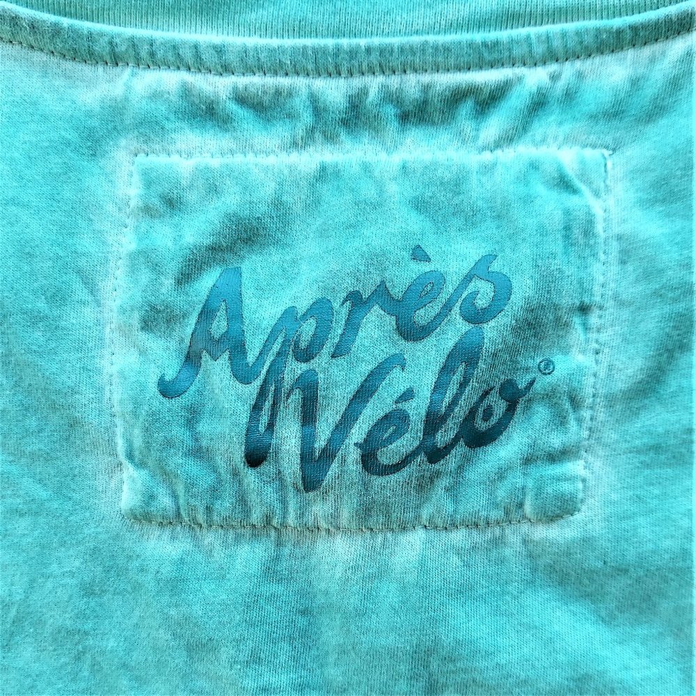 APRES VELO "Love Handles" fun t-shirt, WMN's sz S - Picture 8 of 12